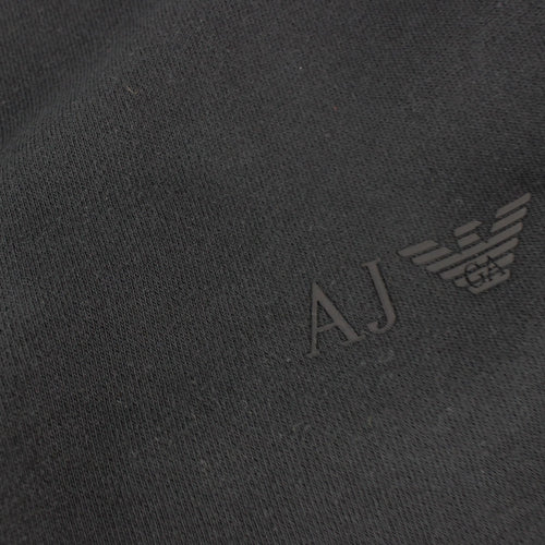 Armani Jeans Aj Rubber Logo Cotton Shorts Blue