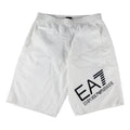 Ea7 Big Logo Long Boxer Beachwear White