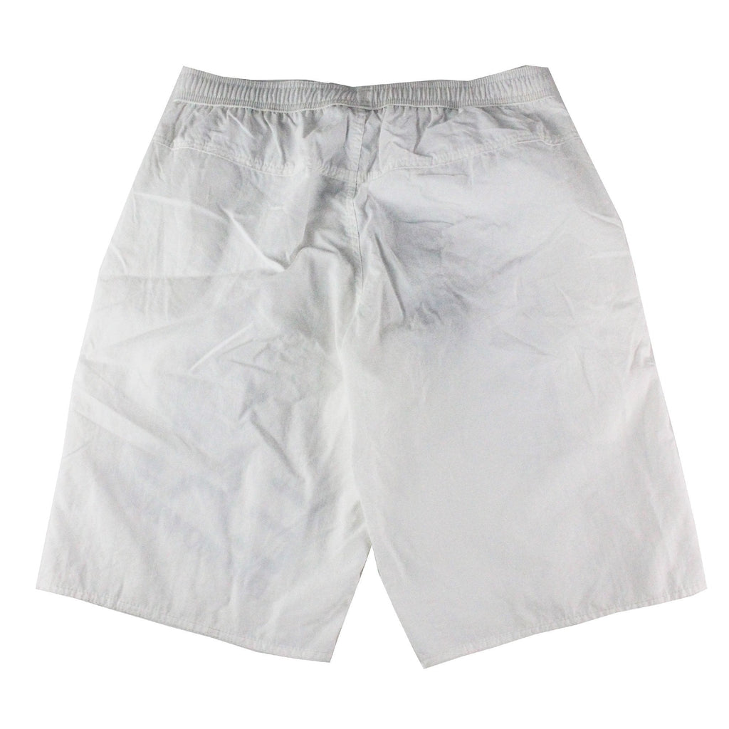 Ea7 Big Logo Long Boxer Beachwear White