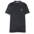 Ea7 Train Big Logo Short Sleeve Polo Shirt Black