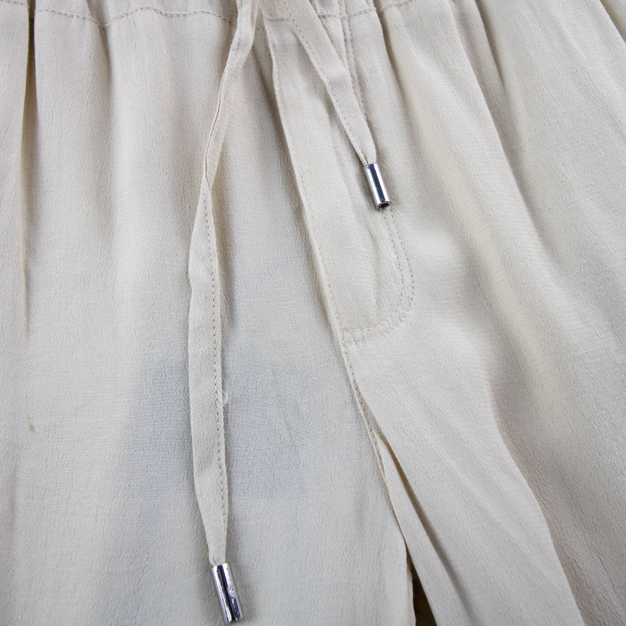 Armani Jeans Women Tessuto Fabric Cuffed Pantalone Camel