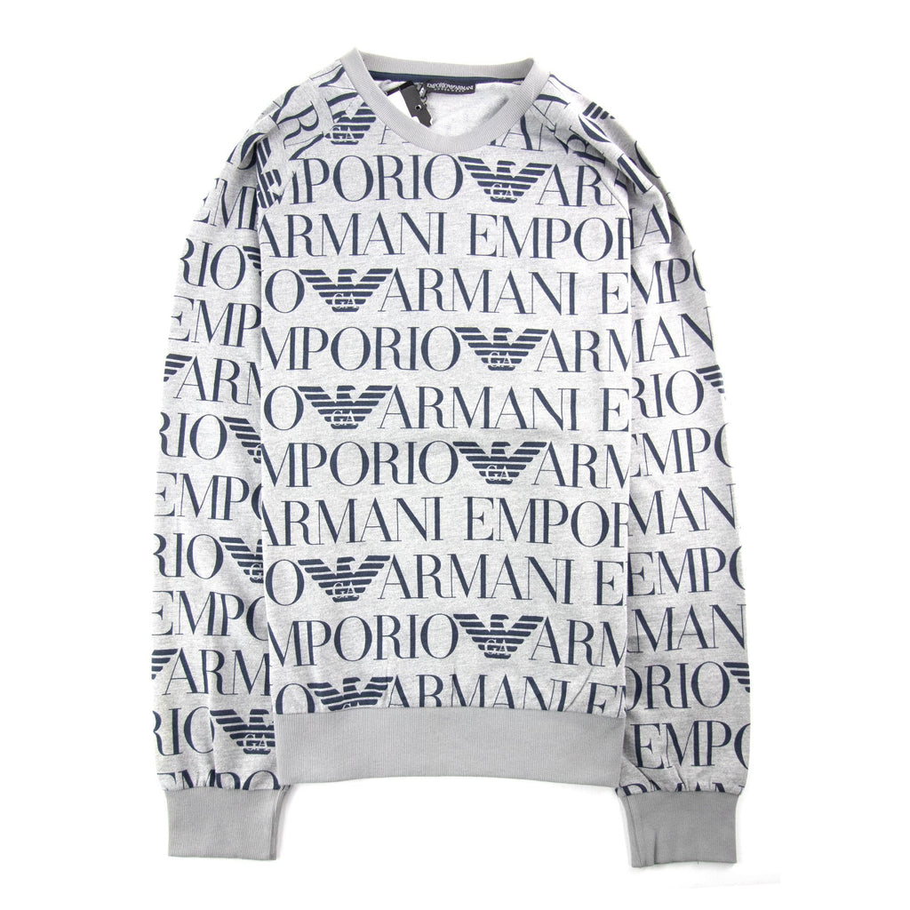 Emporio Armani Loungewear L/s Crewneck Sweater Grey
