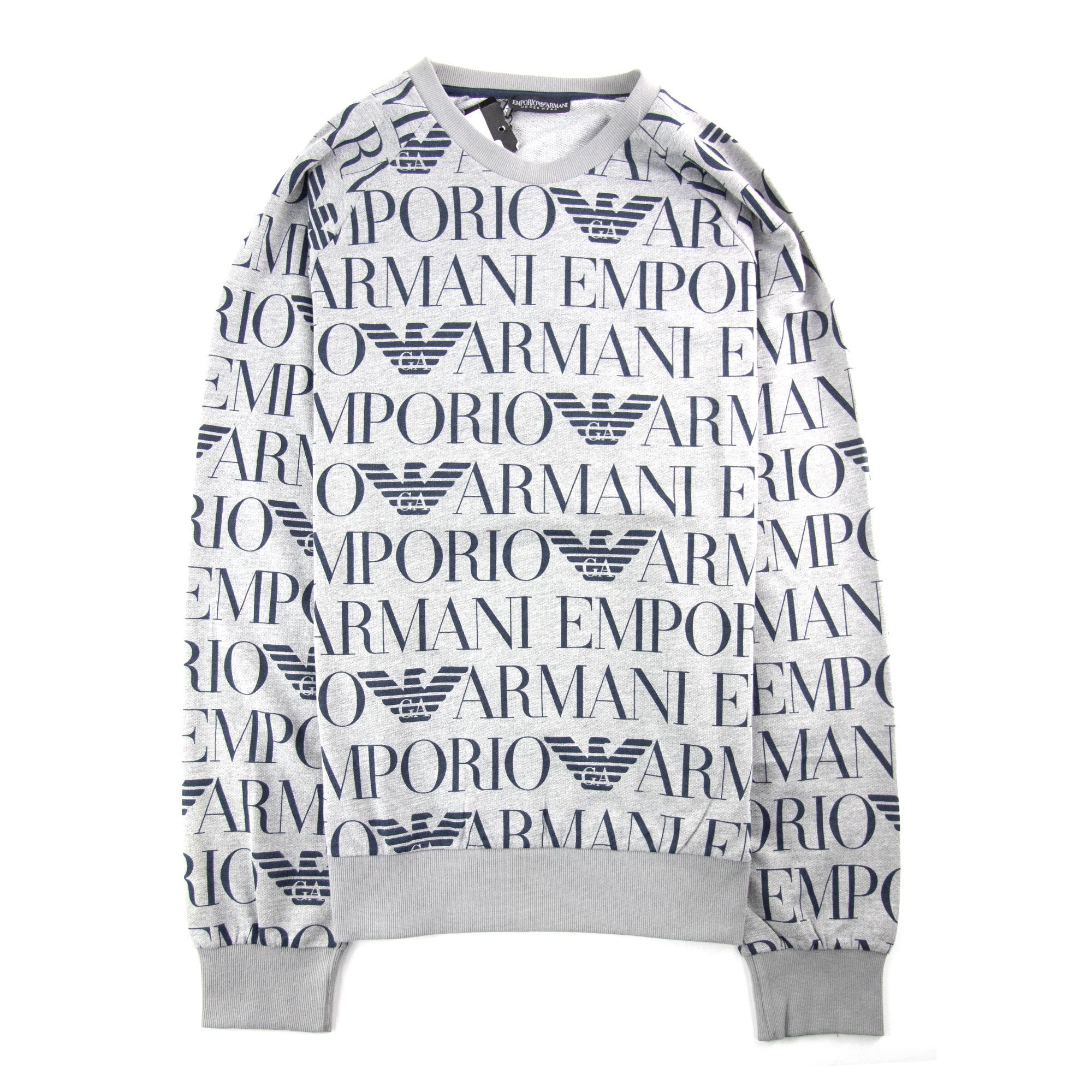 Emporio Armani Loungewear L/s Crewneck Sweater Grey