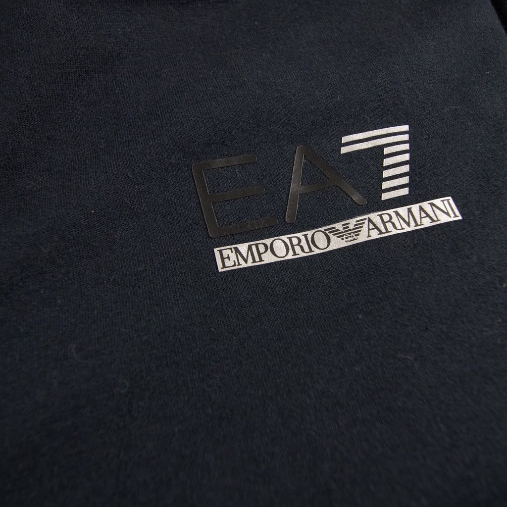 Ea7 Train Evolution Zip Up Sweatshirt Dark Blue