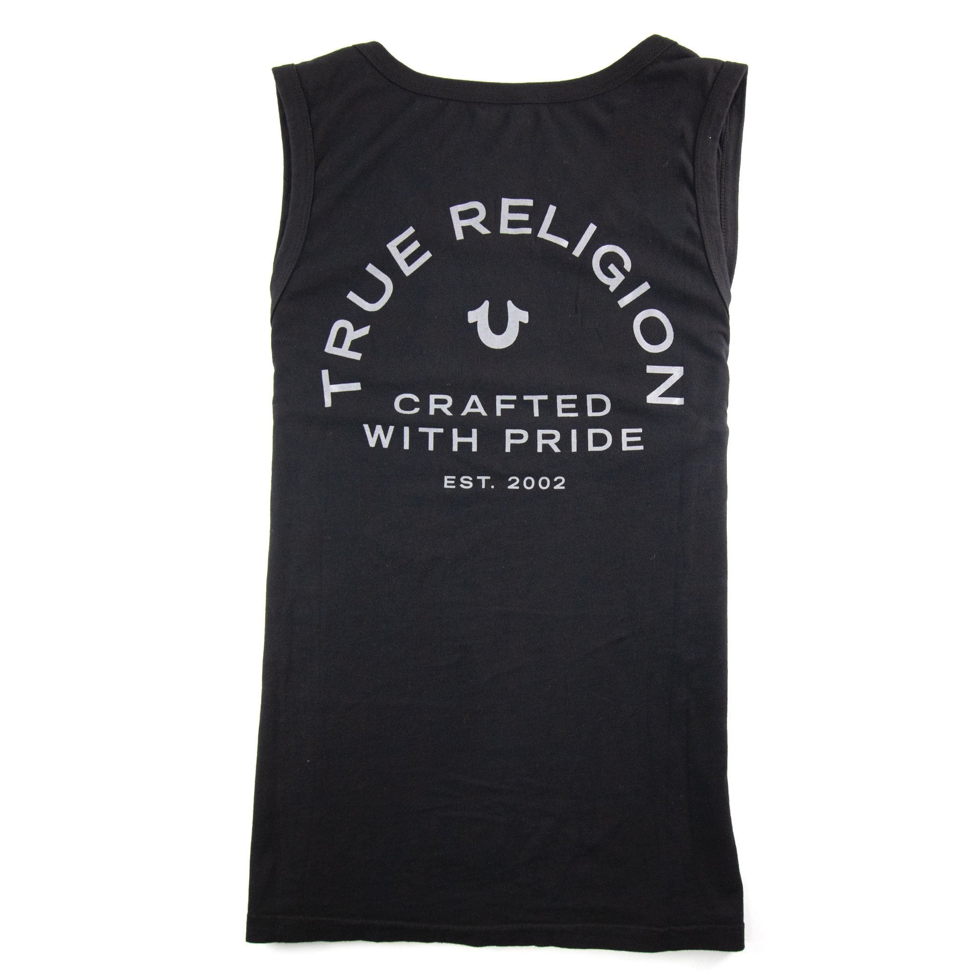 True Religion Crafted With Pride Back Logo Tank Top Black