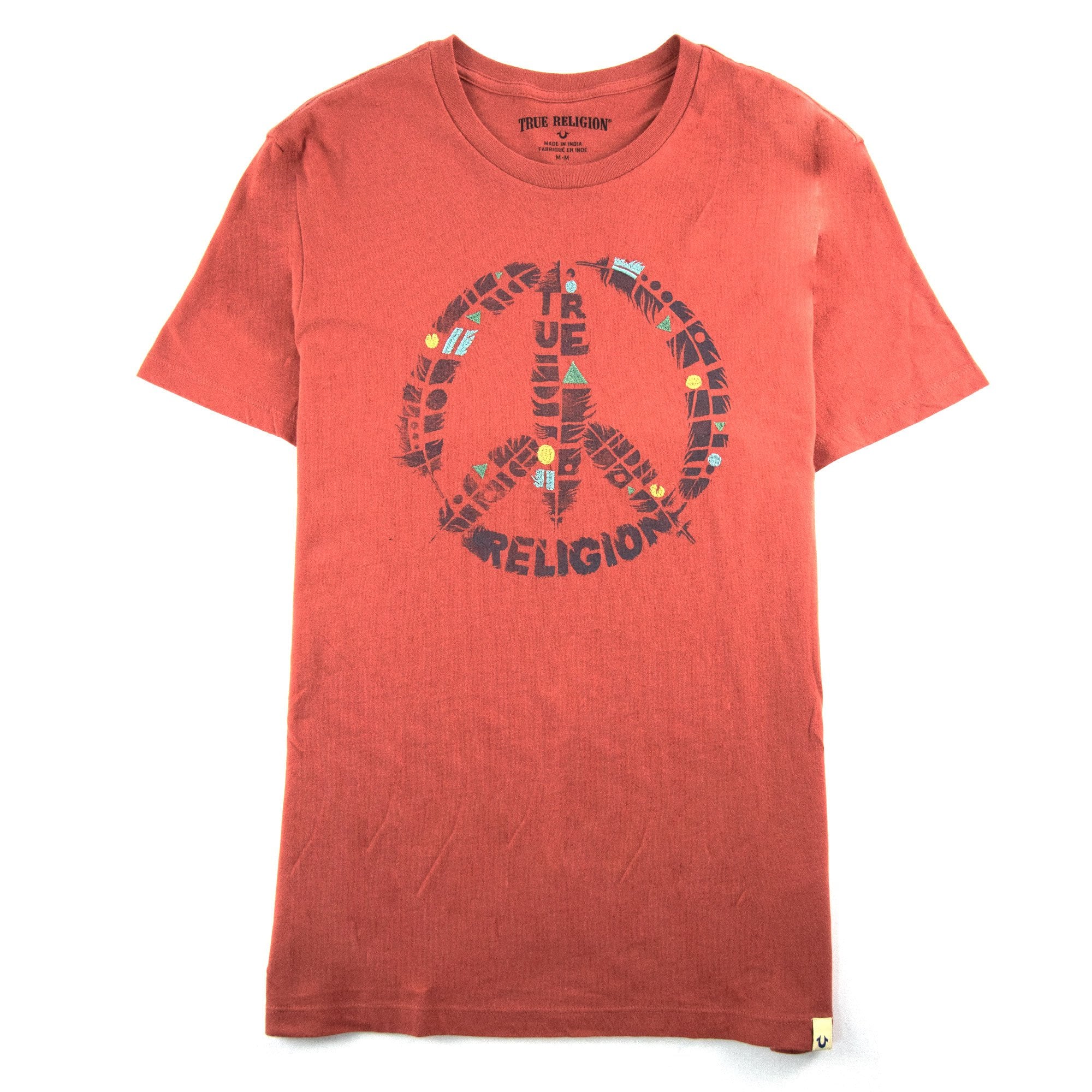 True Religion Mondo Peace S/s T Shirt Safron