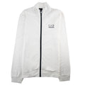 EA7 Trian Evolution Small Chest Logo Funnel Neck White