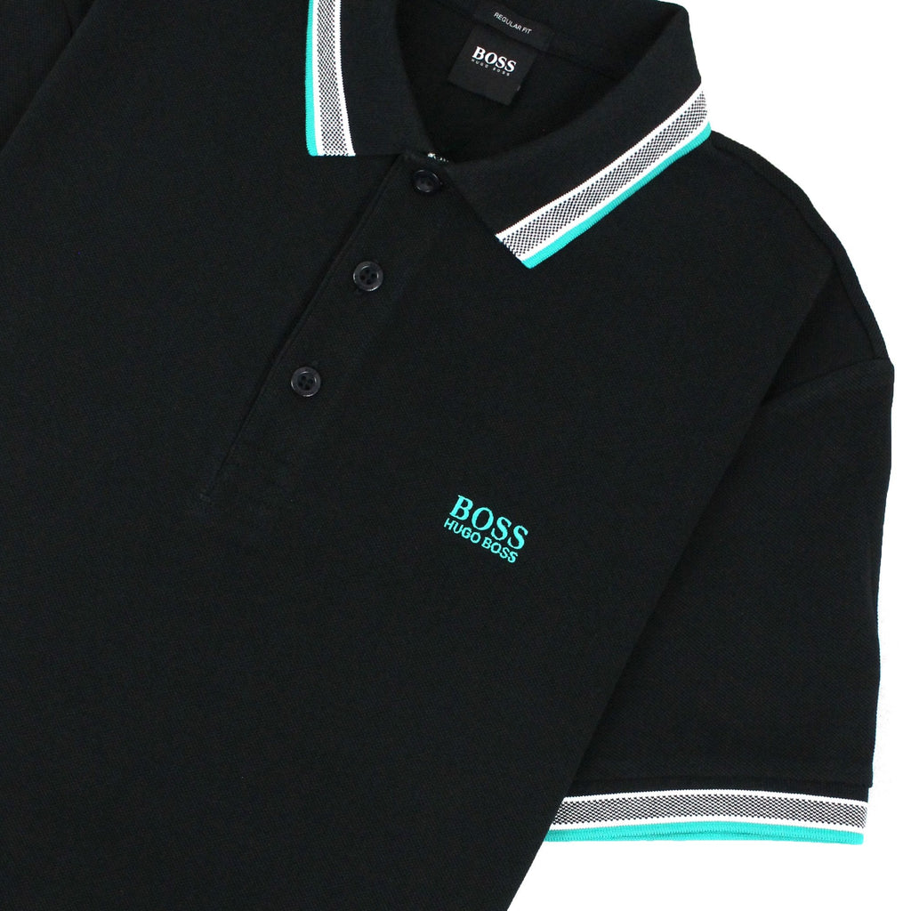 Hugo Boss Paddy Short Sleeve Polo Shirt Black 004