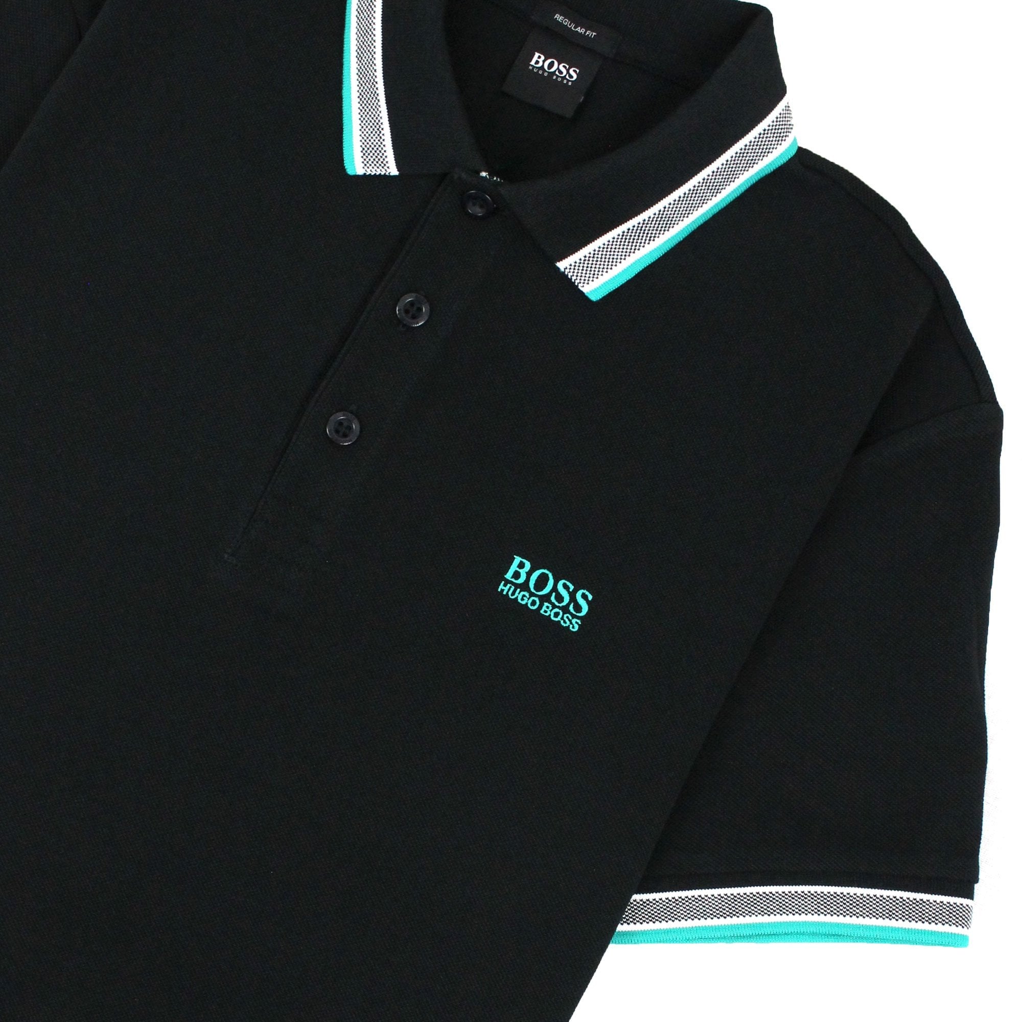 Hugo Boss Paddy Short Sleeve Polo Shirt Black 004