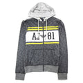 Armani Jeans Aj 81 Zip Up Hoodied Sweatshirt Bicolore