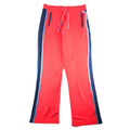 Ea7 Side Stripe Straight Leg Pants Blood
