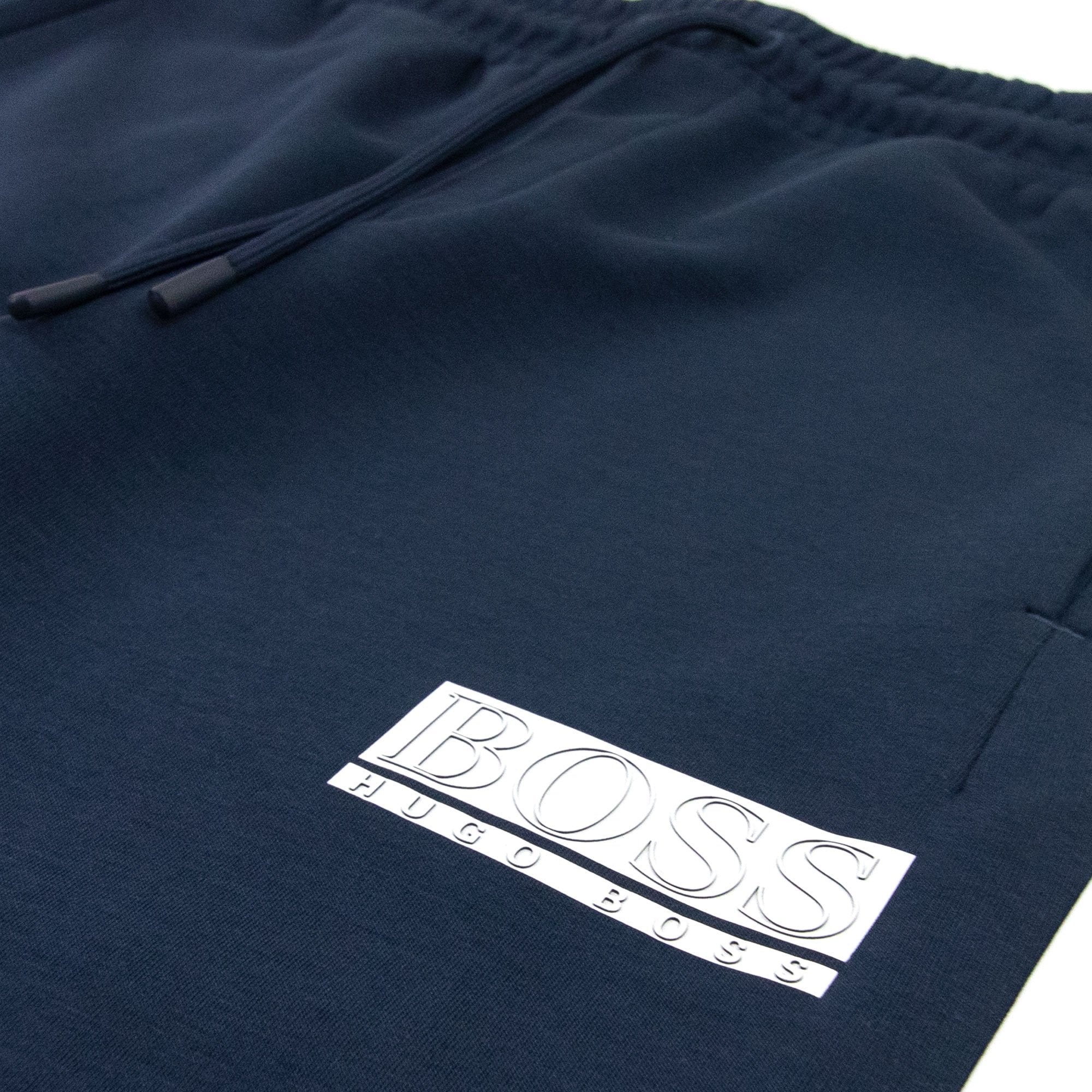 Hugo Boss Halvo Contrast Stripe Tracksuit Bottoms Navy 410