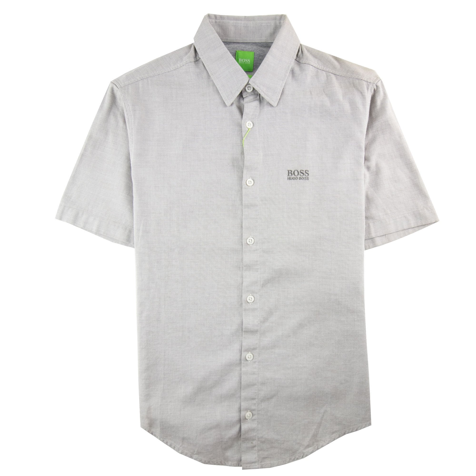 Hugo Boss C-busterino Short Sleeve Shirt Brown