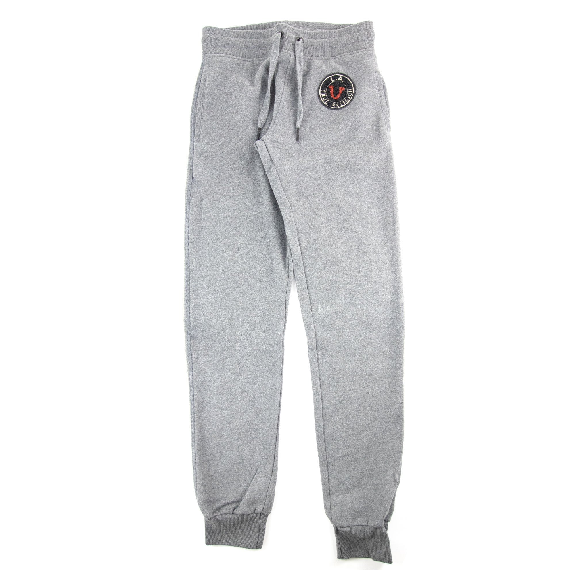 True Religion Patch Fleece Pants Dark Grey