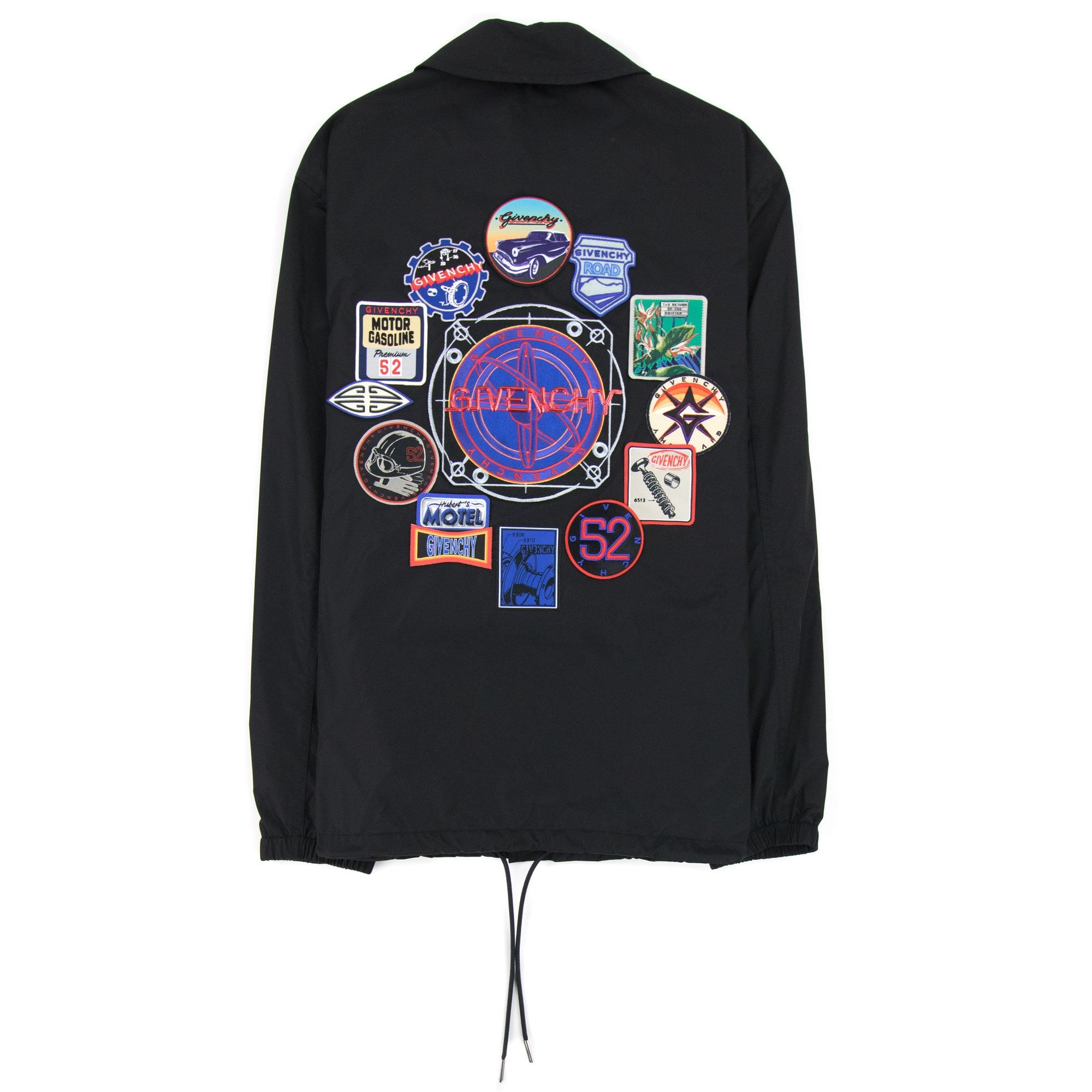 Givenchy Patch Logo Coach Jacket Black