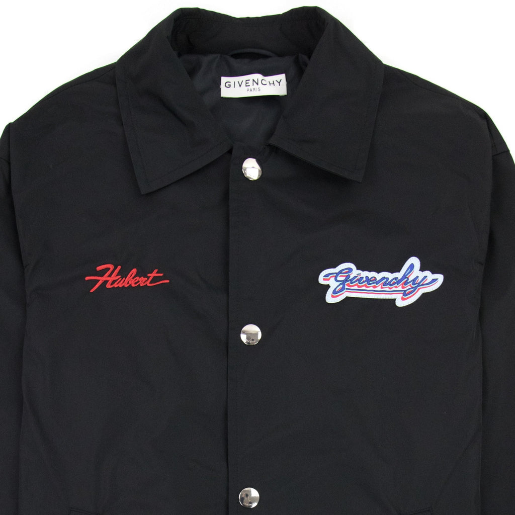 Givenchy Patch Logo Coach Jacket Black