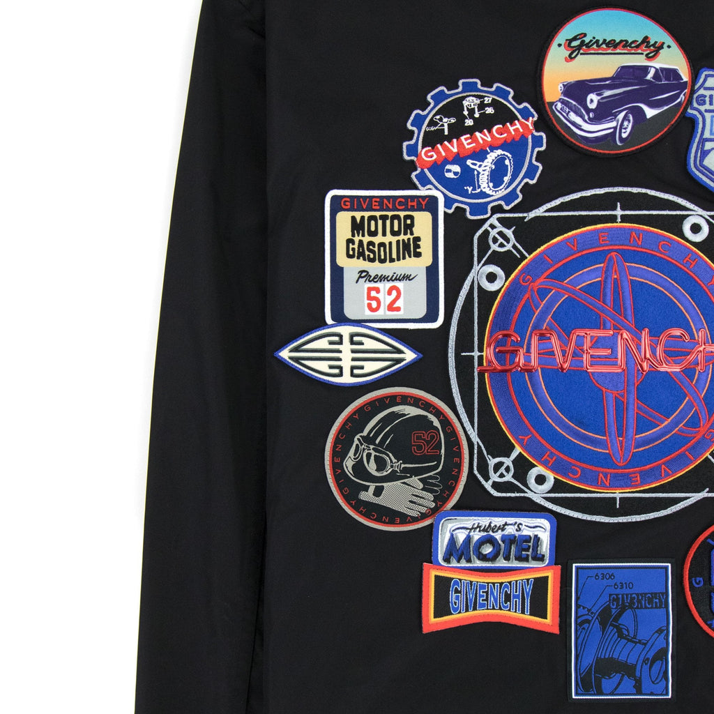 Givenchy Patch Logo Coach Jacket Black