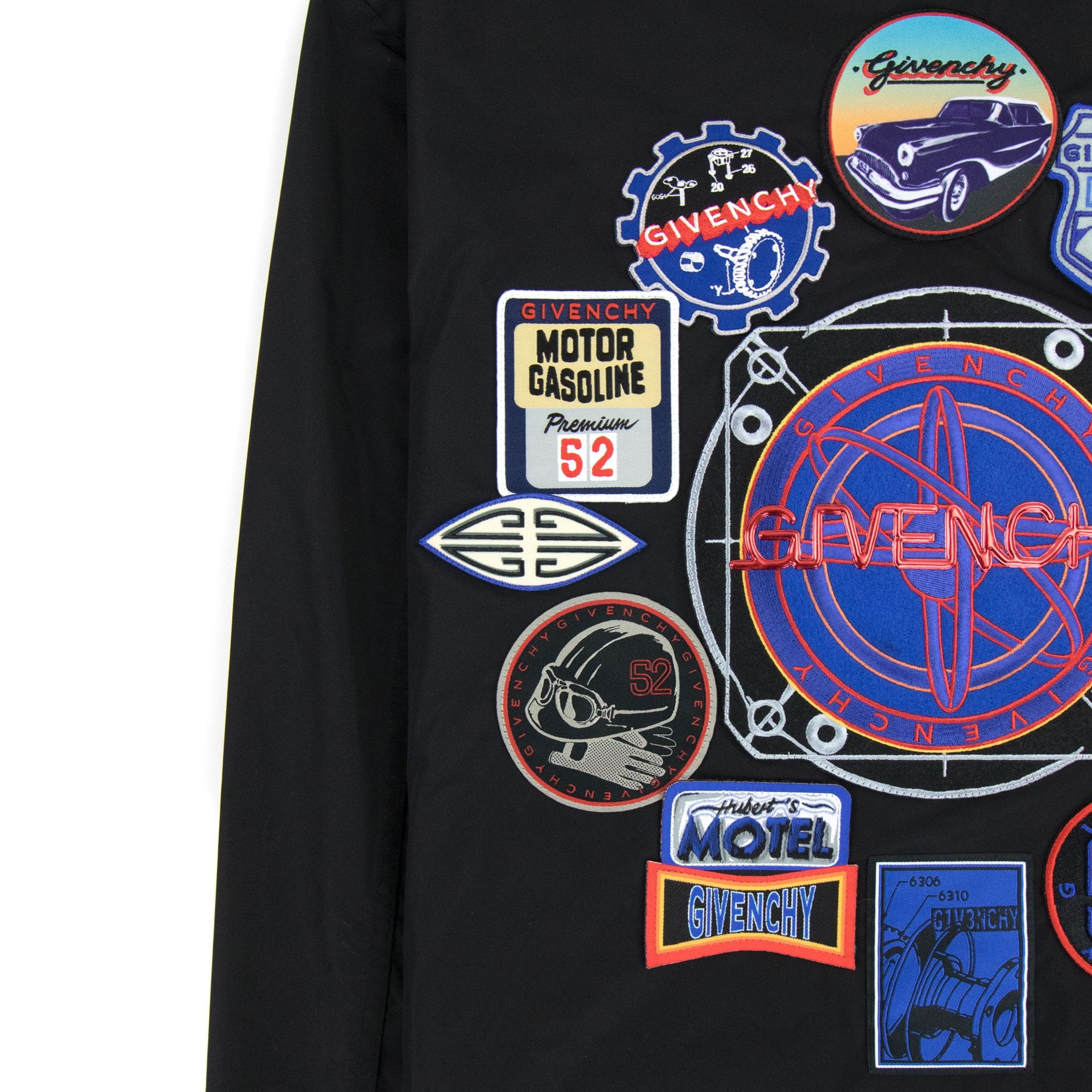 Givenchy Patch Logo Coach Jacket Black