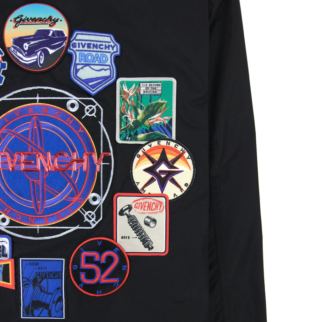 Givenchy Patch Logo Coach Jacket Black