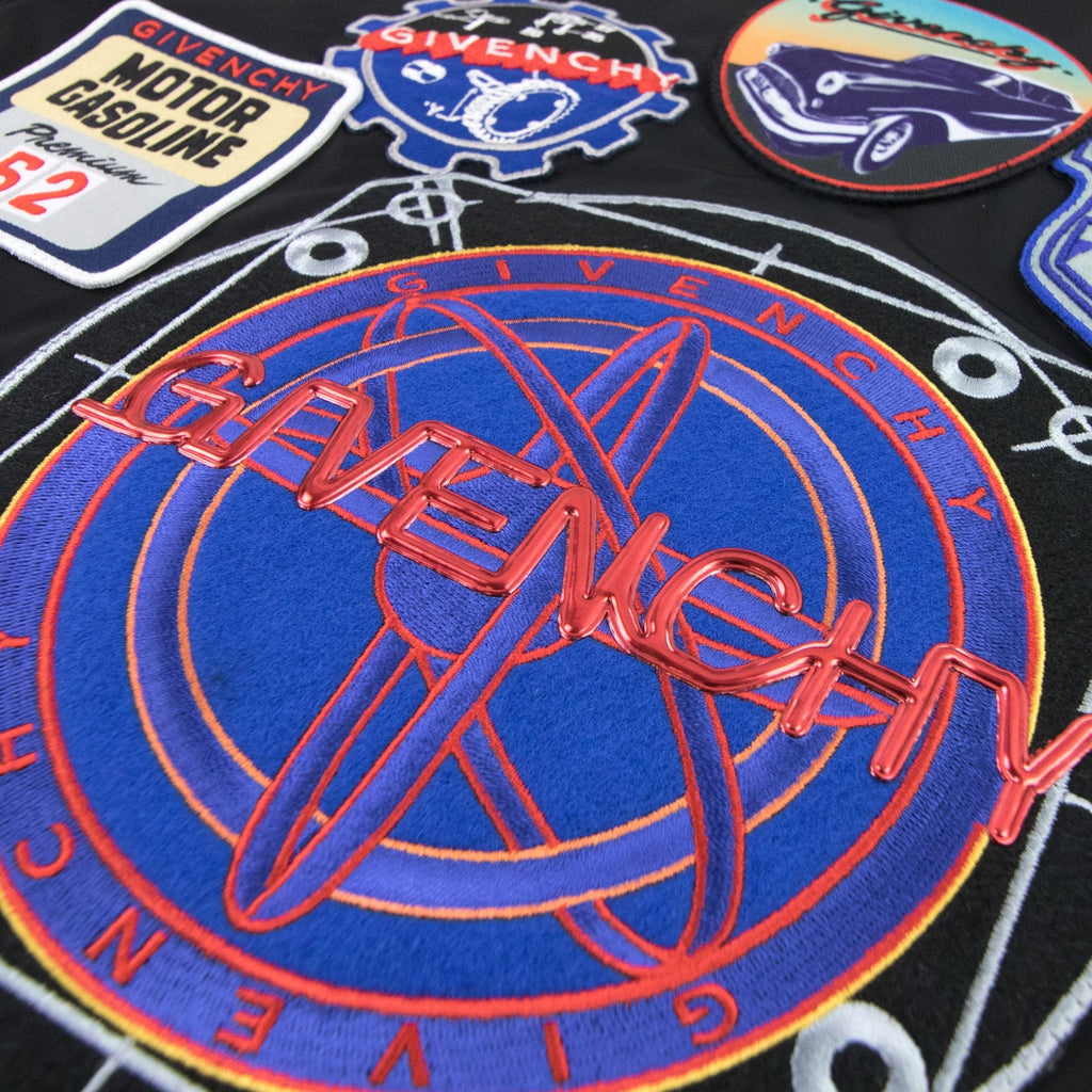 Givenchy Patch Logo Coach Jacket Black