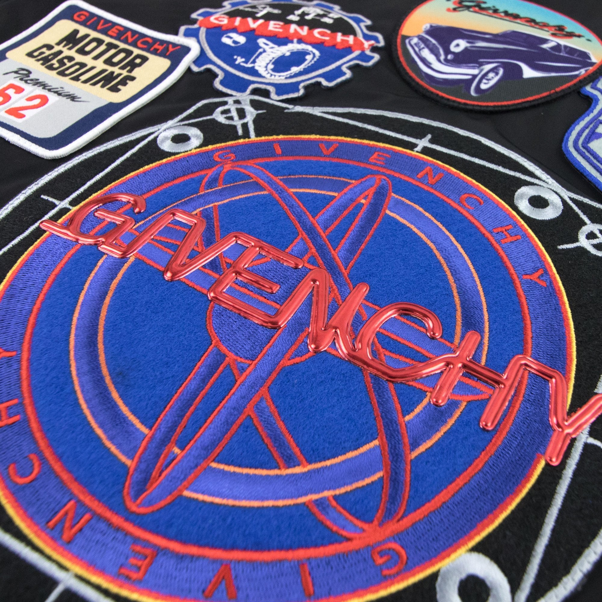 Givenchy Patch Logo Coach Jacket Black