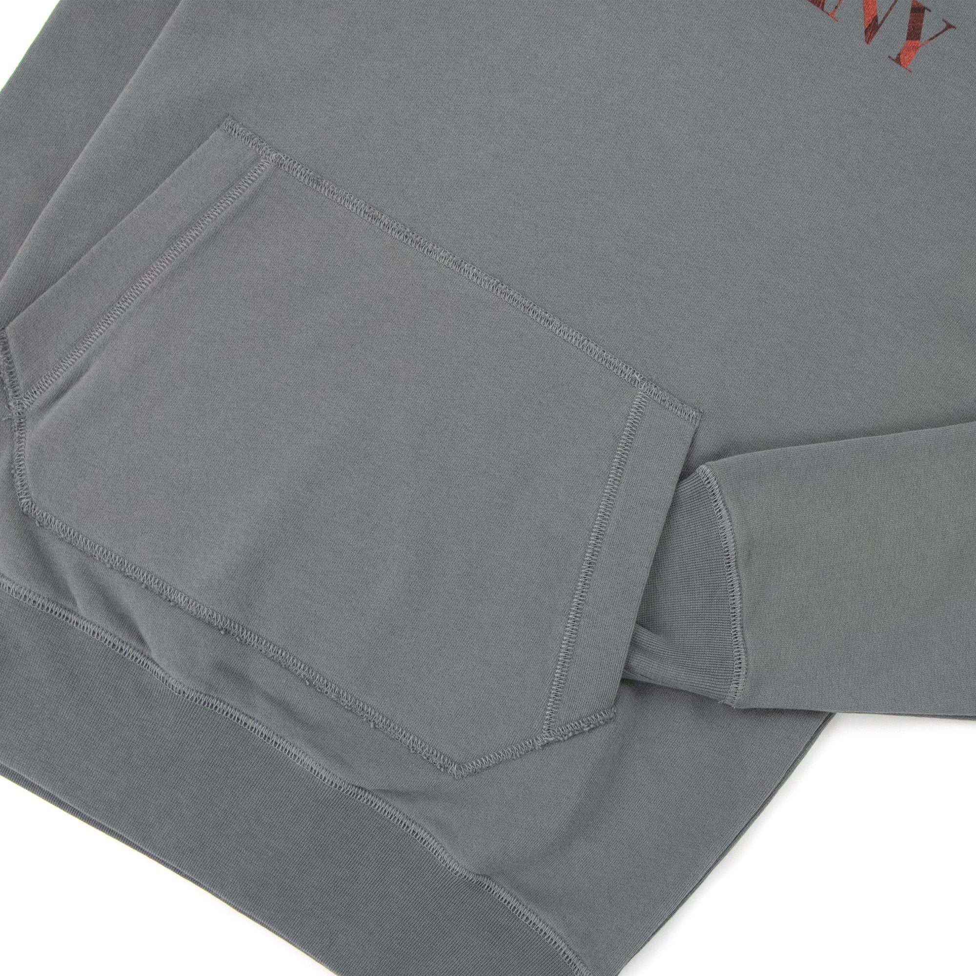 Cp Company Logo Print Hoodied Sweatshirt Grey 938