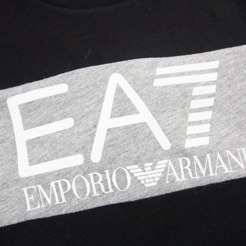 Ea7 Junior Logo L/s T Shirt Black