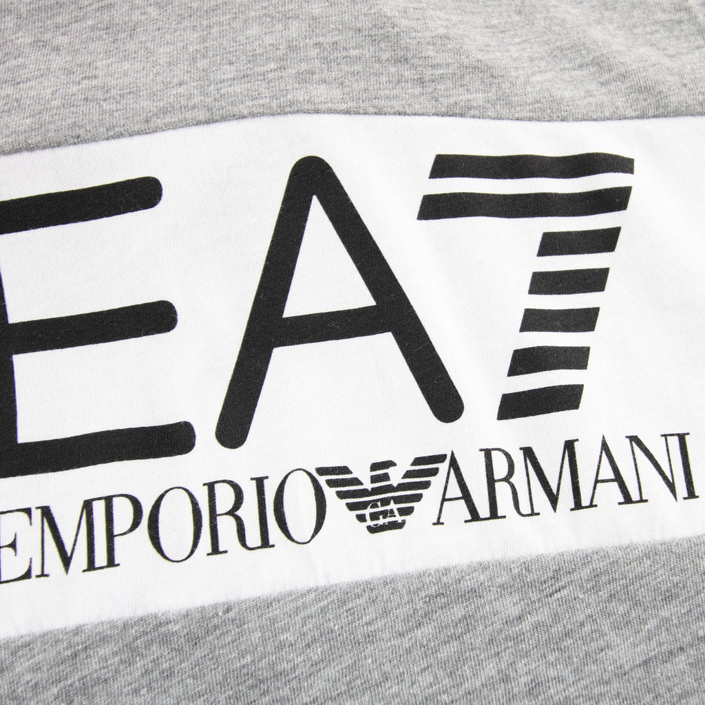Ea7 Junior Logo L/s T Shirt Grey