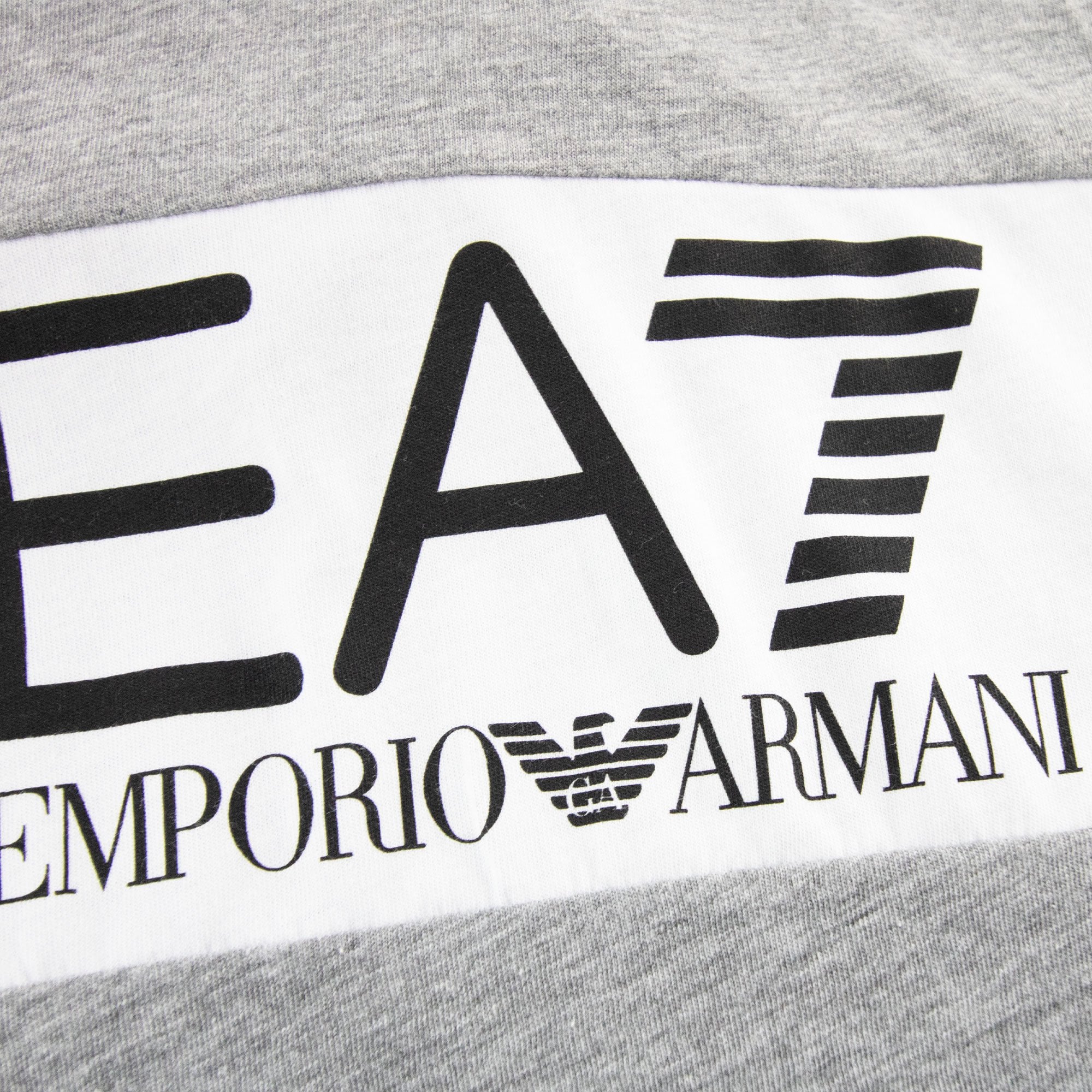 Ea7 Junior Logo L/s T Shirt Grey