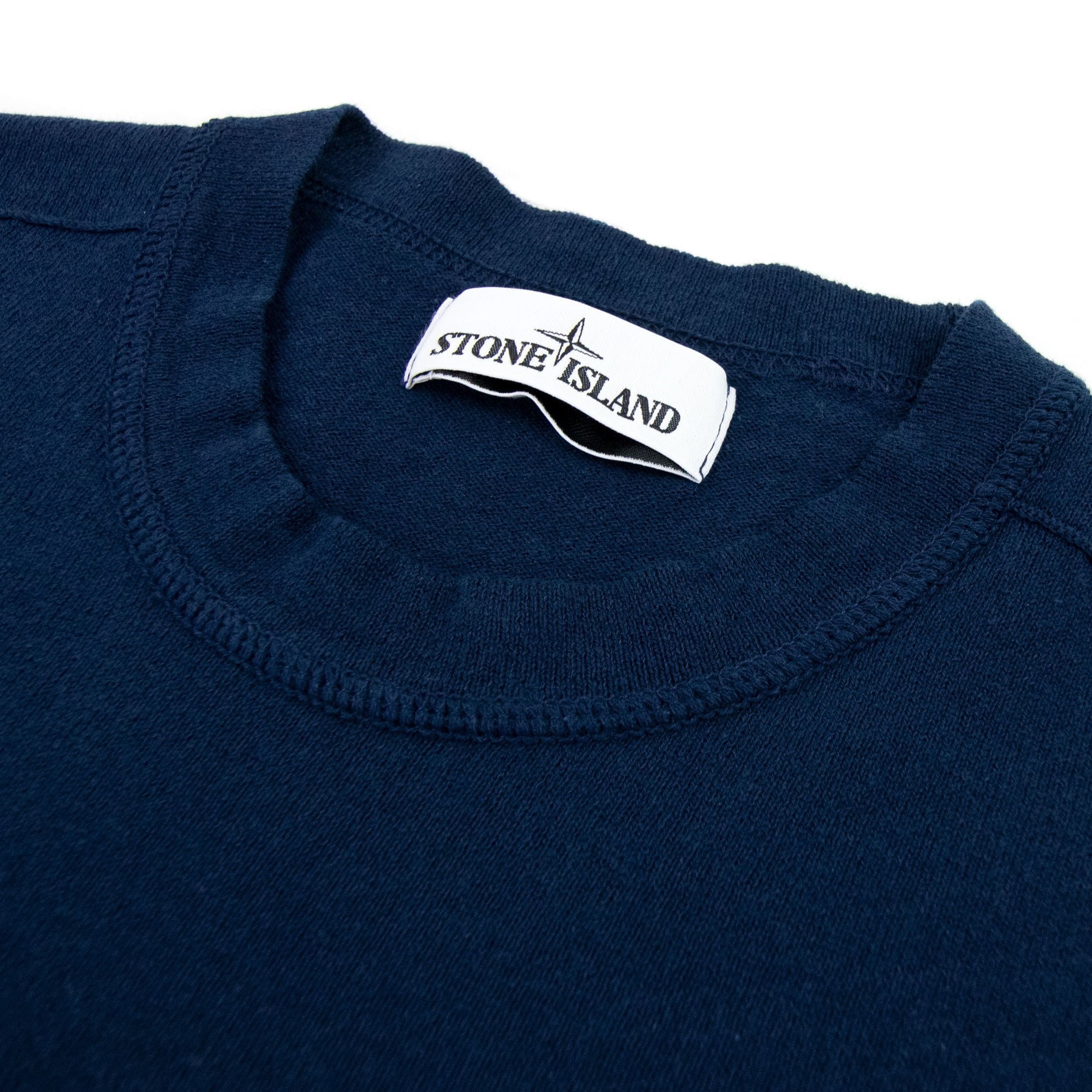 Stone Island 532b9 Crewneck Knitwear Navy Blue V0028