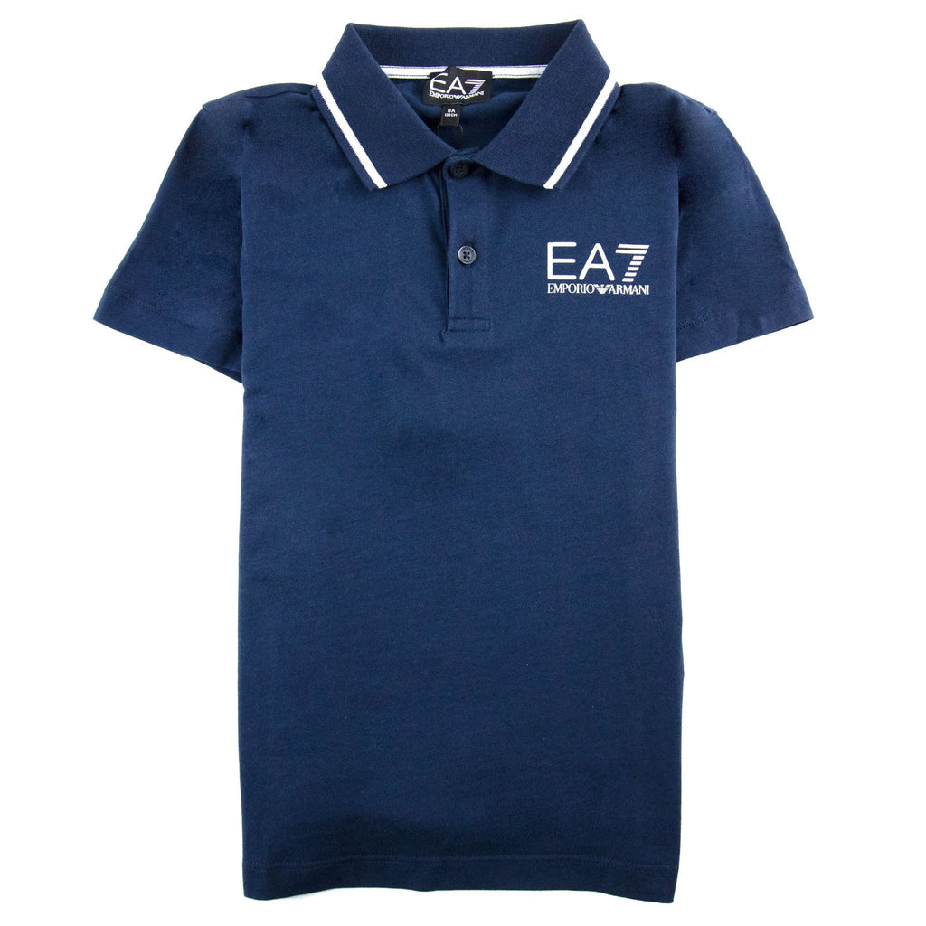 Ea7 Junior Ea7 S/s Polo Navy Blue