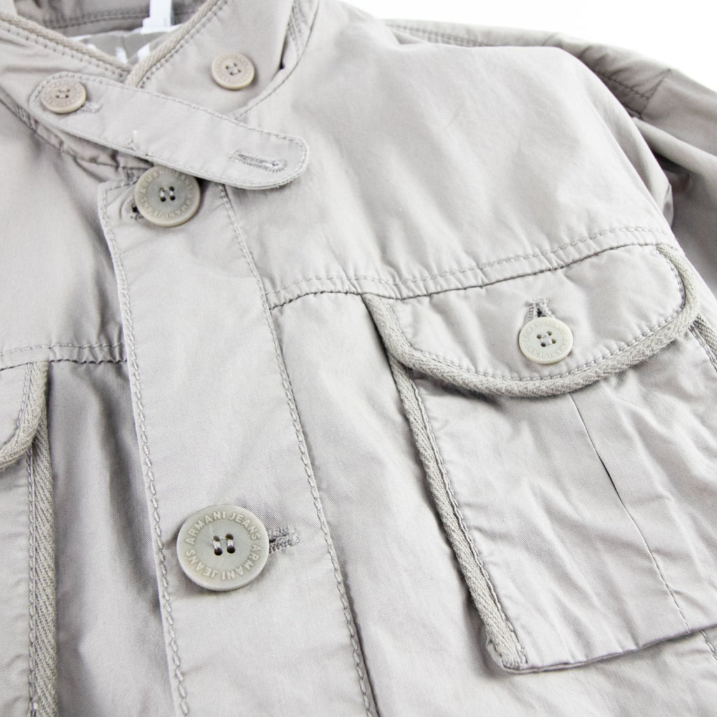 Armani Jeans Multi Pocket Button Up Jacket Tortora
