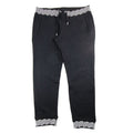 Versace Jeans Waist & Cuff Logo Pants Black