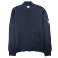Cp Company Funnel Neck Watch-viewer Lens Zip Up Sweatshirt Navy 888