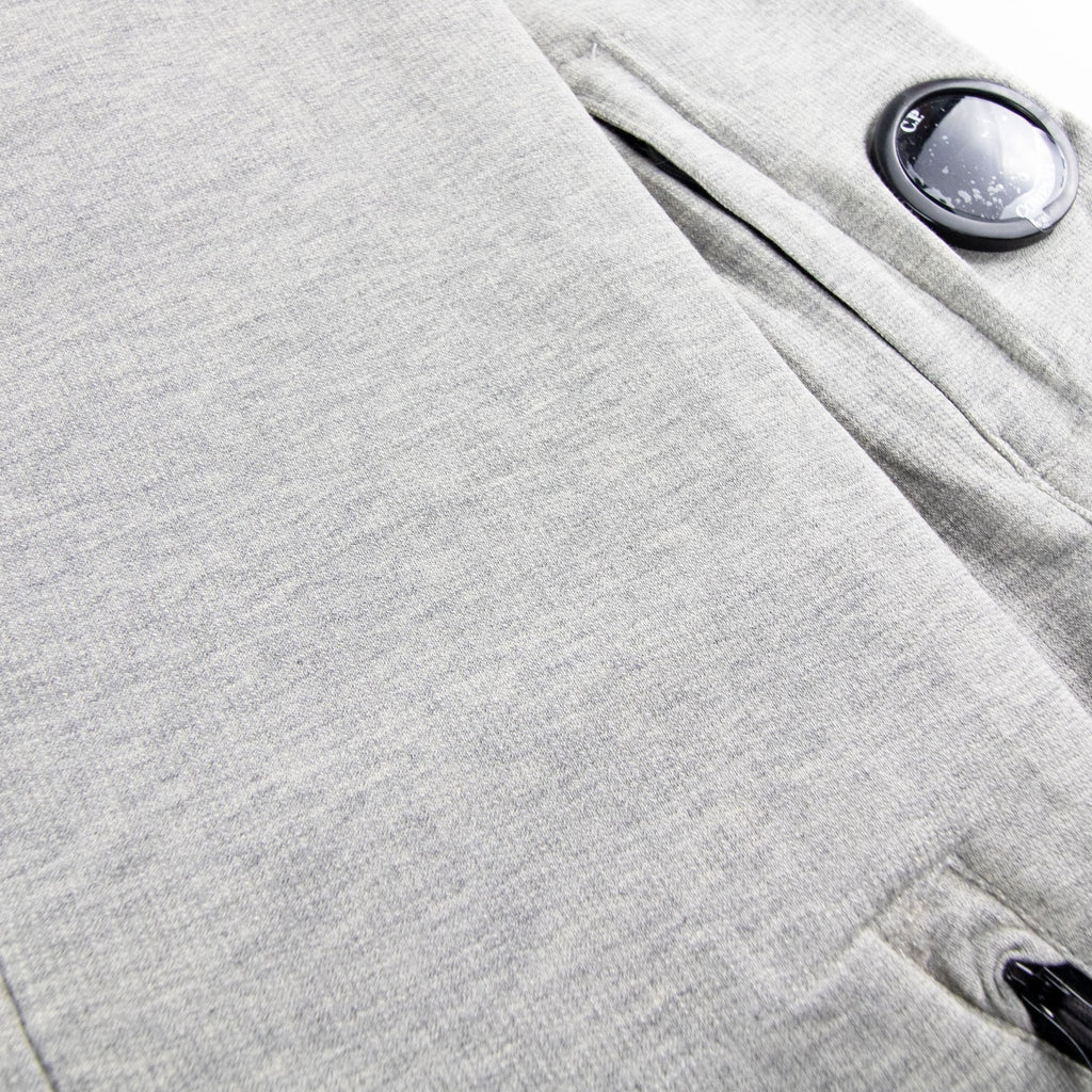 CP Company Funnel Neck Watch-viewer Lens Zip Up Sweatshirt Grey M93