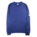 Cp Company Light Fleece Lens Crew Sweatshirt Blue 877