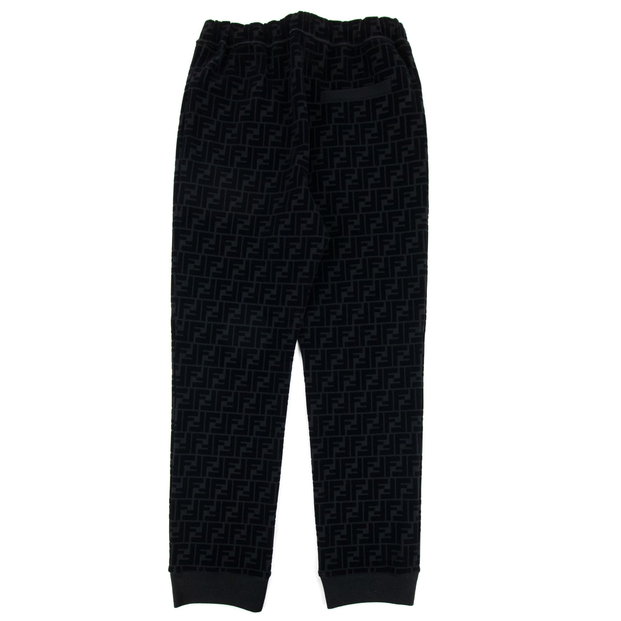 Fendi Ff Pattern Jogging Pants Nero