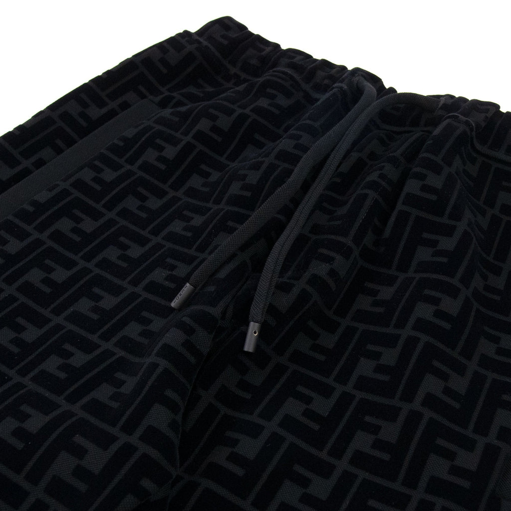 Fendi Ff Pattern Jogging Pants Nero