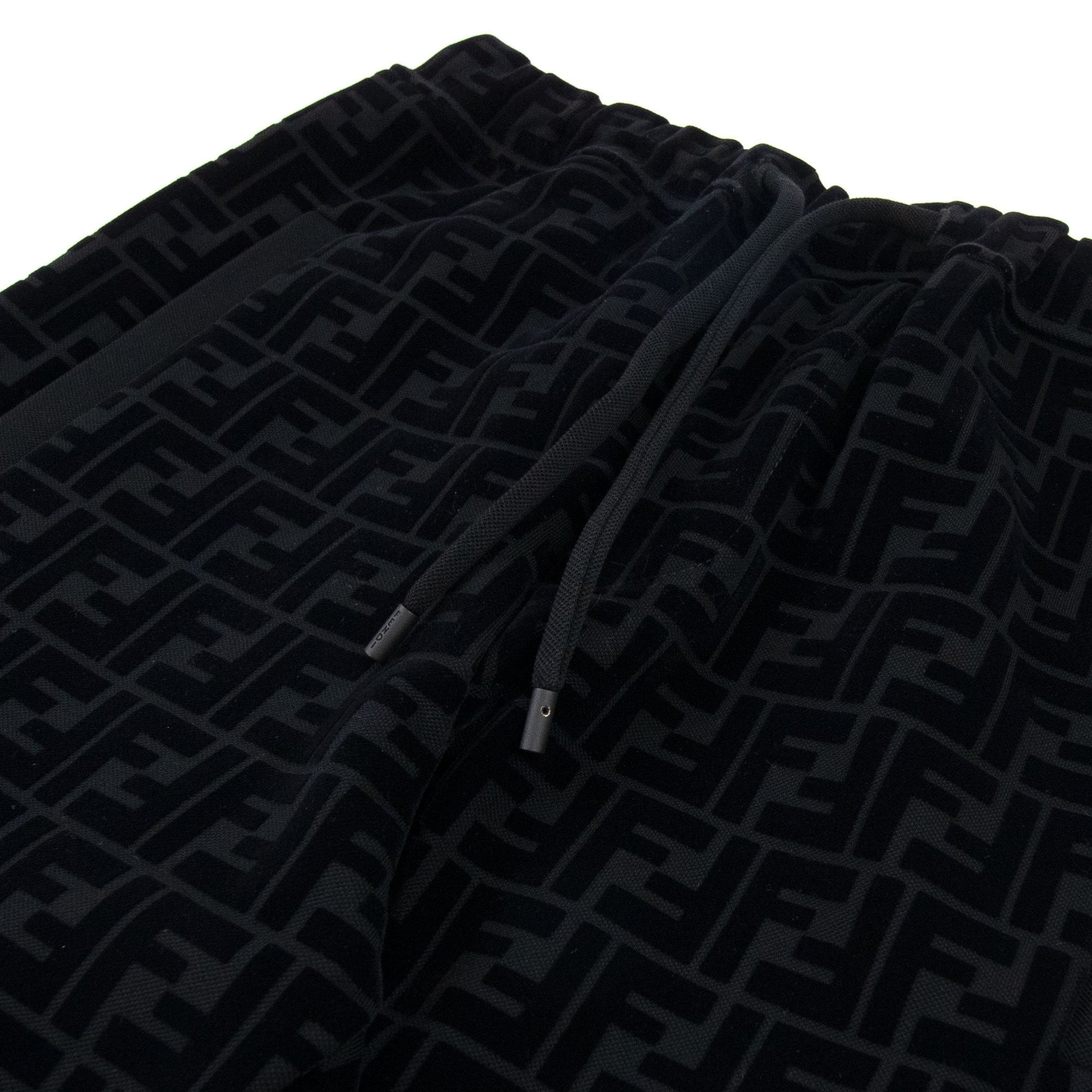 Fendi Ff Pattern Jogging Pants Nero