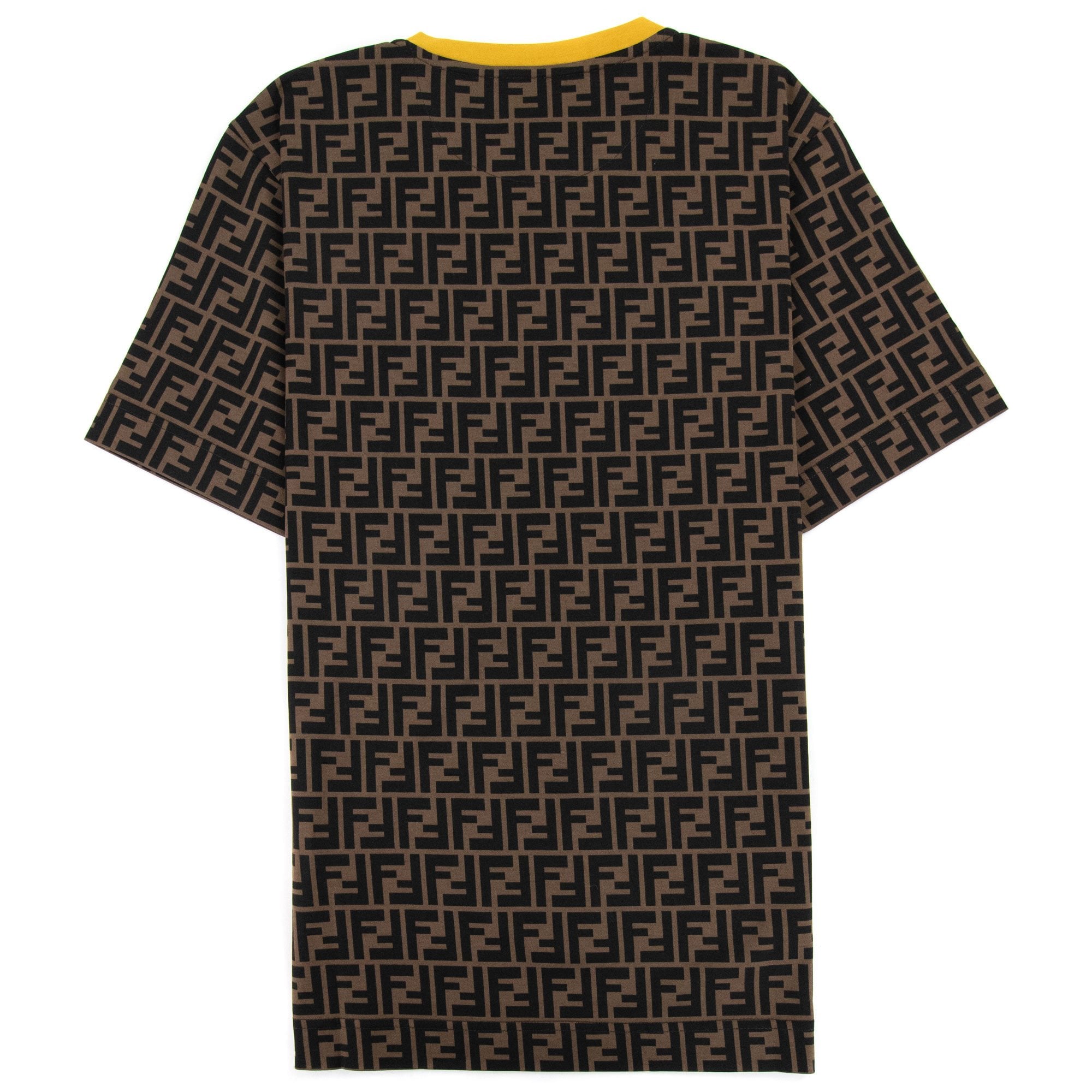 Fendi Ff Logo Print T Shirt Tabacco/Nero - ONU – Onu