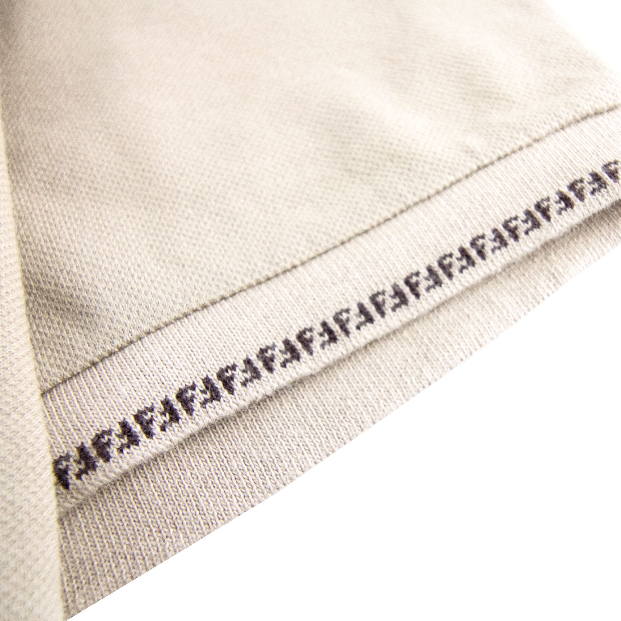 Fendi Pique Polo Arm Logo Beige