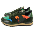 Valentino Camouflage Rockrunner Sneaker Olive Oal