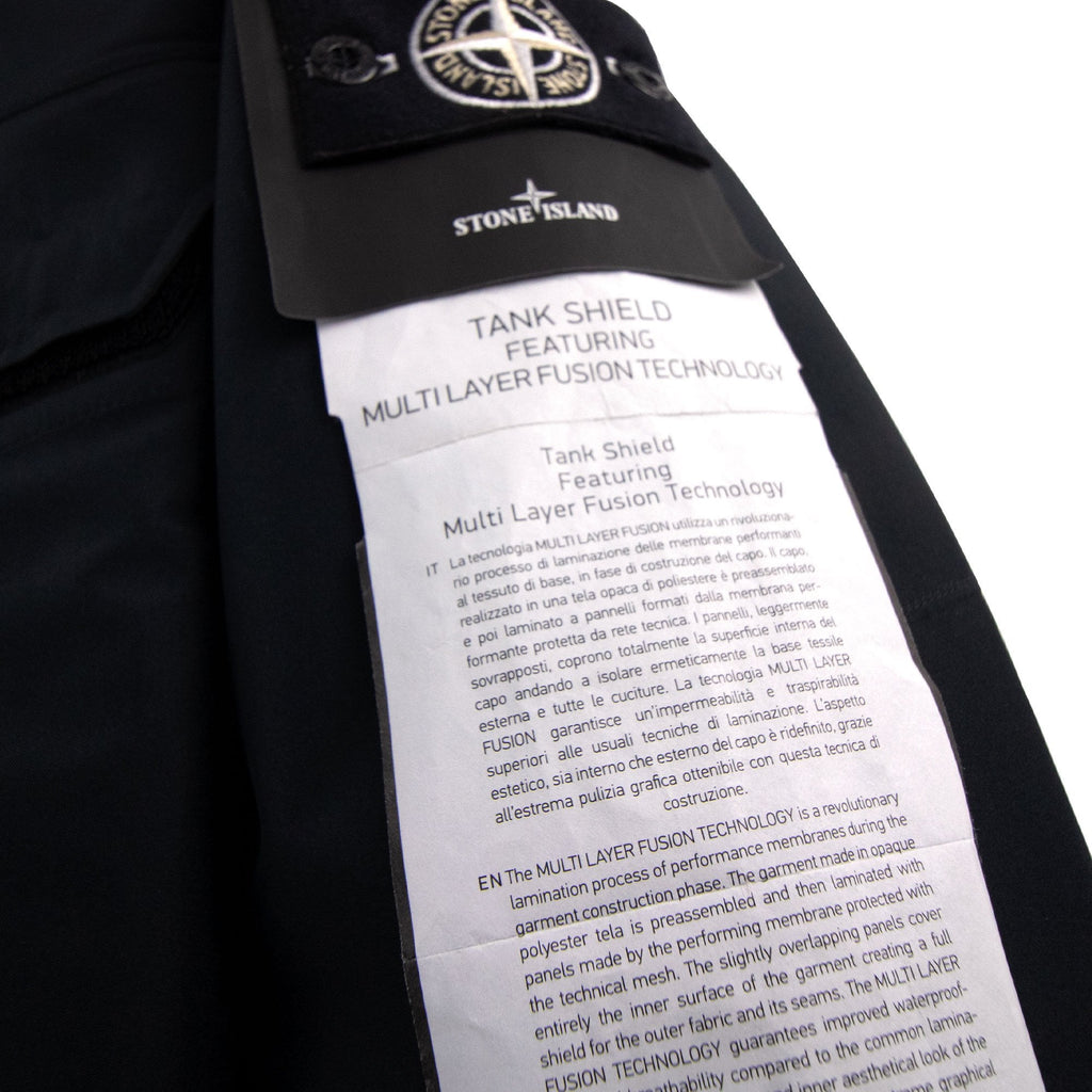 Stone Island Tank Shield Badge Jacket Black