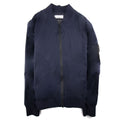 Stone Island Light Soft Shell Grid Bomber Jacket Navy Blue V0020