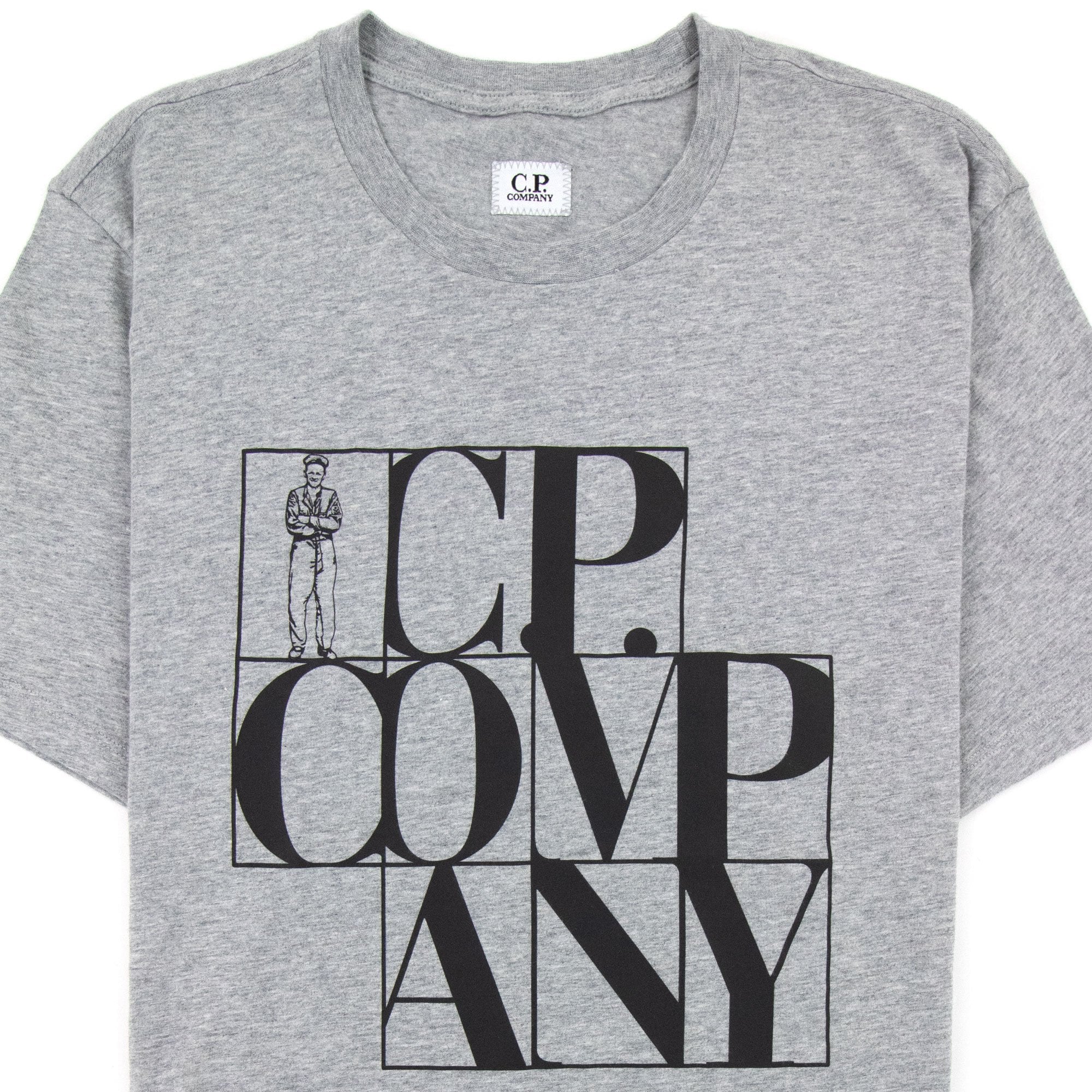 Cp Company C.p Block Man Tshirt Grey M93
