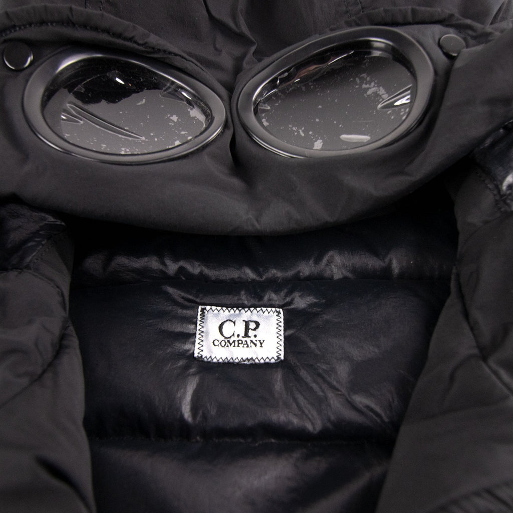 Cp Company Multi Pockets Goggle Hoodied Jacket Balack 999