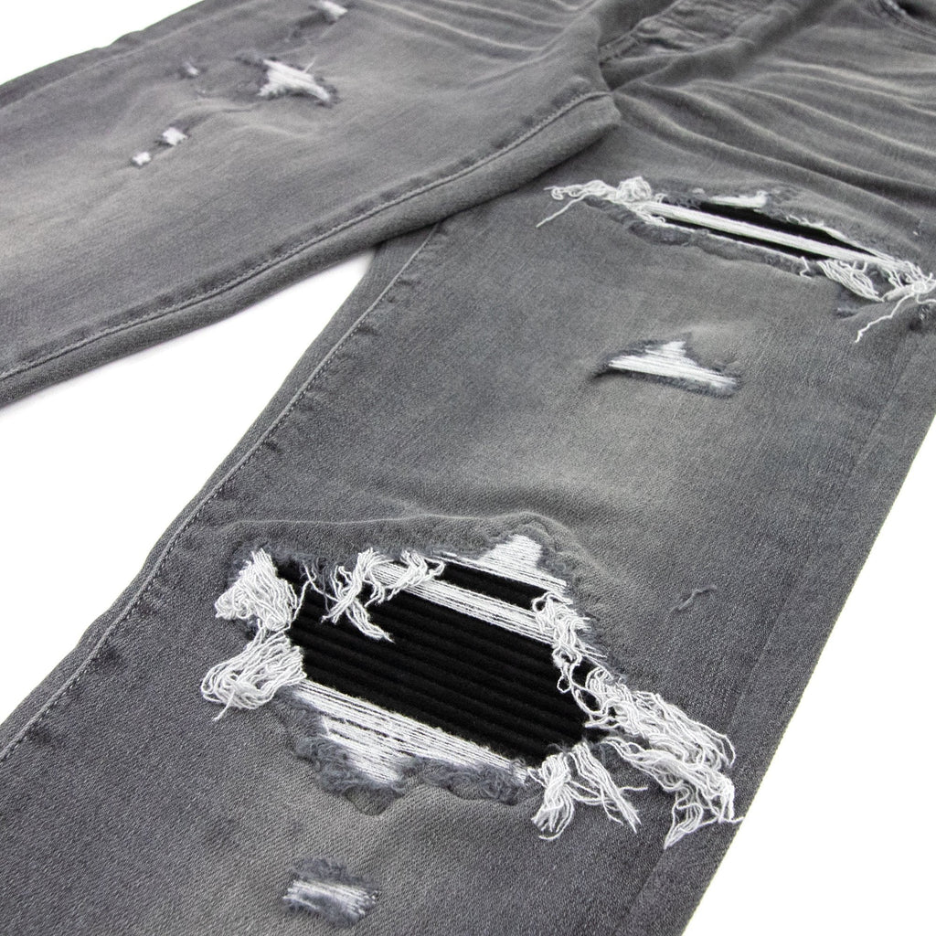 Amiri Mx1 Suede Jeans Classic Grey
