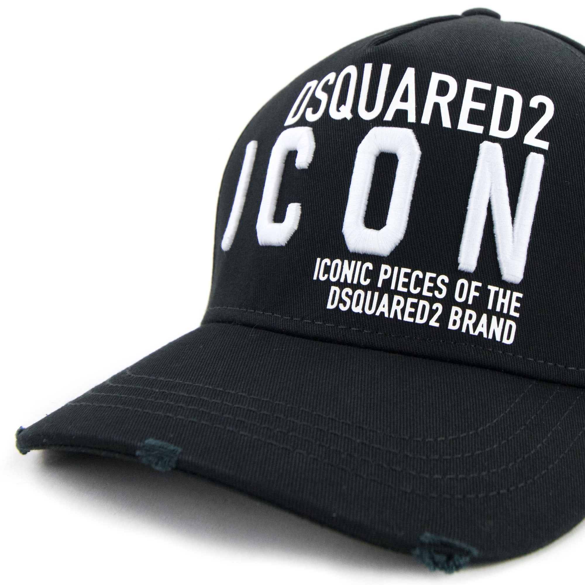 Dsquared2 Embroidered Baseball Cap Black/white