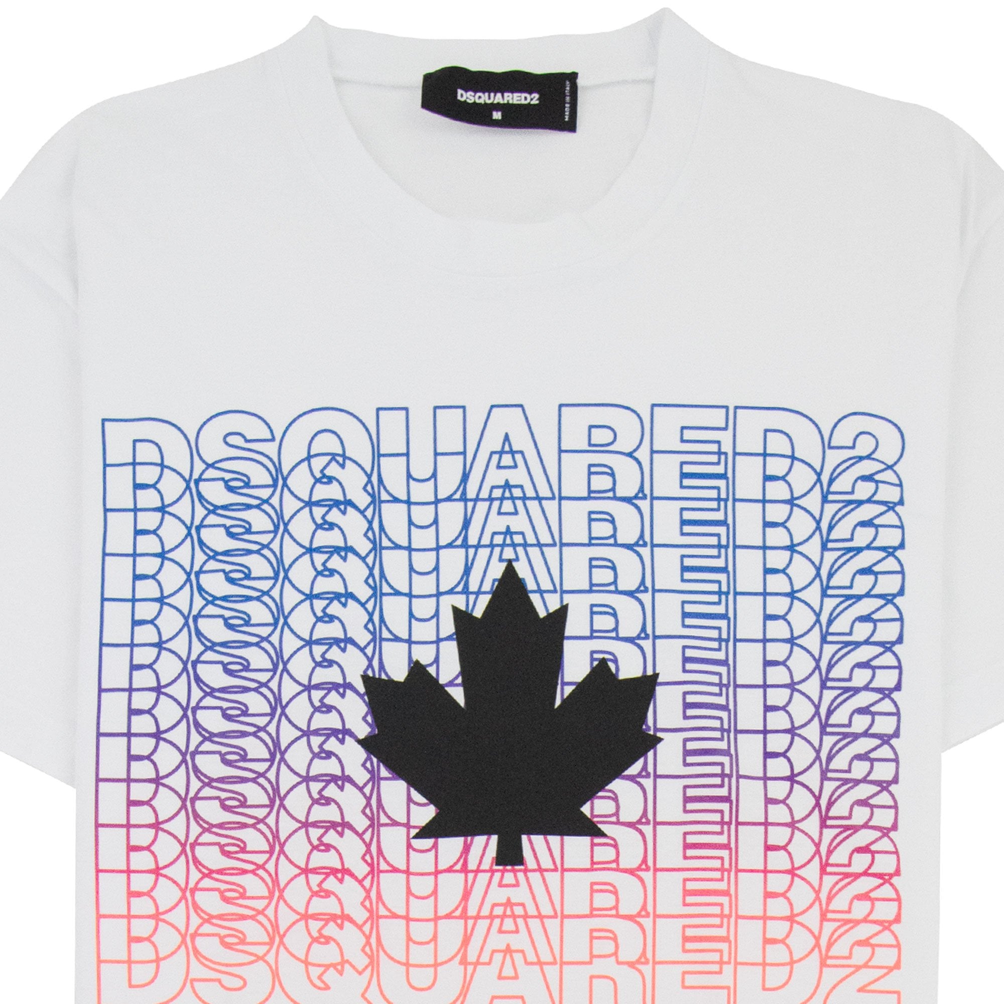 Dsquared2 Multi Logo T Shirt White 100