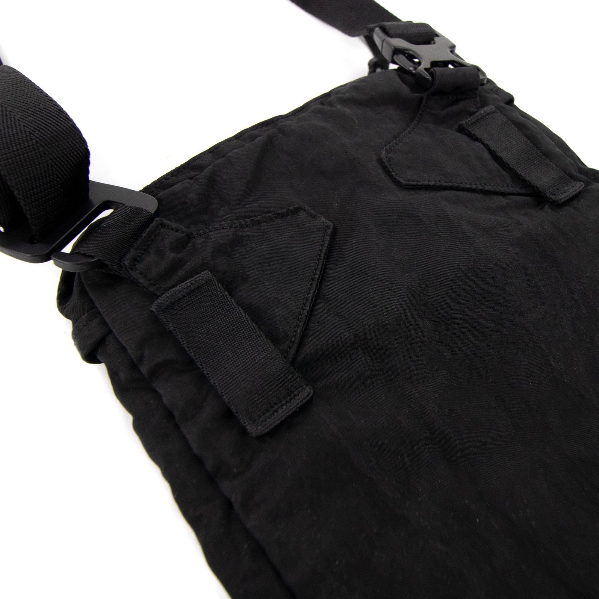 Cp Company Nylon B Garment Dyed Crossbody Lens Bag Black 999